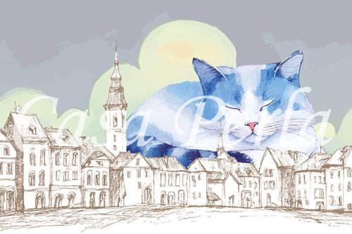 ga_001 山な猫ブルー