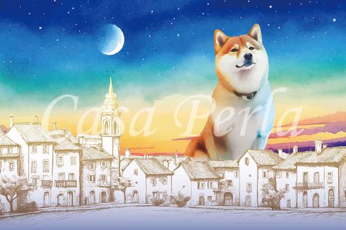 ga_010 月夜の巨大シバ